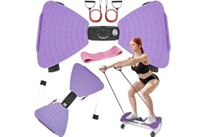 Flexella Waist Twisting Machine Fitness Tool with Digital Display, Ab Exercise Twister Board for Core Workout and Slim Waist, Noiseless & 300LBS Capacity Home Gym Equipment for Women Men