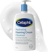 Cetaphil Hydrating Foaming Cream Cleanser 473ml Niacinamide Vegan