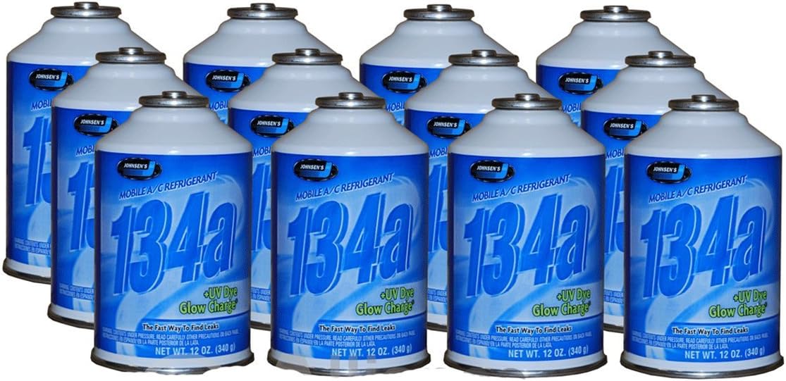 R134a Refrigerant W/Dye 12pk