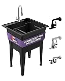 Heavy Duty Utility Sink with Staineless Steel