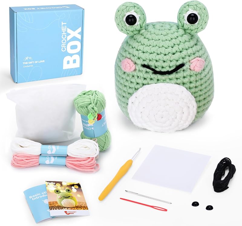 CROCHET BOX Tortoise Crochet Kit for Beginners Learn to Crochet