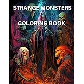 Strange Monsters Coloring Book