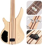 Bullfighter DB-4S Neck Through Elm 4 String Electric Bass Kit with Gig Bag view 5