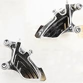 Chrome Front Brake Caliper Left + Right Kits Fit For Harley 2008-2013 Touring 11.8" Disc