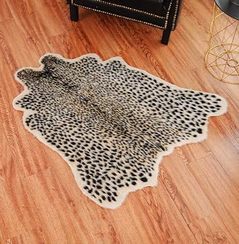 Amazon De Tomatoa Leopard Tiger Zebra Kuh Hide Mat Teppich Tier