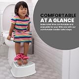 STERUN Plastic Toddler Step Stool Non-Slip Anti-Slip Grey 1-Piece view 7
