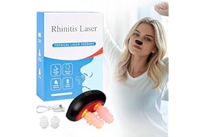 Red Light for Nose Protable LED Nasal for Dry Nose Sinus Comfort Nomorecolds USB-Rechargeable