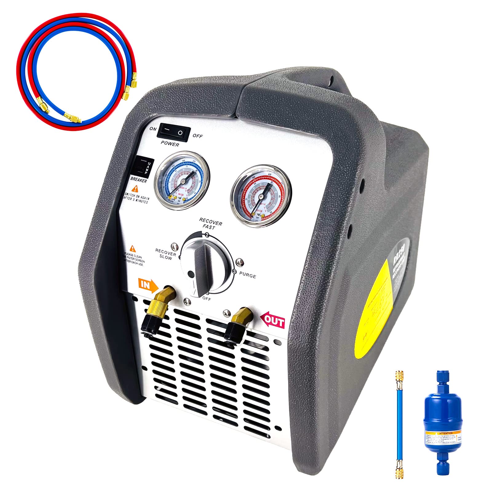 Machine Récupération Frigorigène A/C 3/4HP 110V 558psi 3 Modes - Neuf - Expédition US