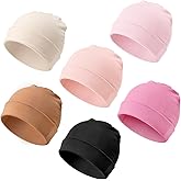 DRESHOW BQUBO 6 Pack Baby Newborn Hats Set for Unisex Infant Newborn Toddler Soft Beanie Hat for Boys Girls 0-24 Months