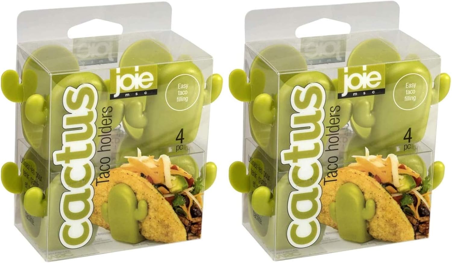 Amazon Com Msc International Joie Cactus Taco Holders Green One Size Greeb 2 Pack Kitchen Dining