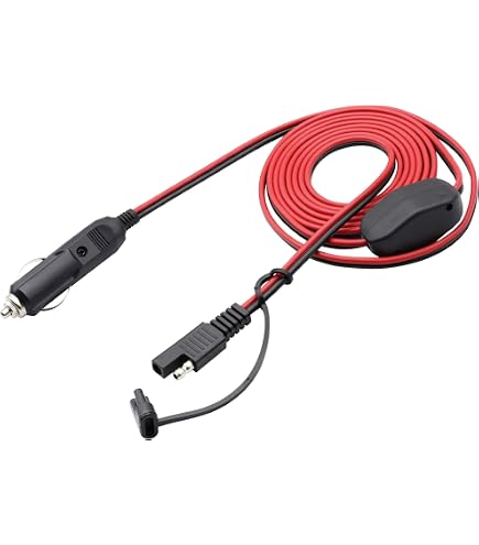 Meiyangjx SAE Extension Cable With Dust Cap - 14 AWG SAE To SAE Power...