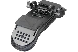 NICEYRIG Steady Shoulder Mount/Shoulder Pad for Video Camcorder Camera DV/DC 15mm Rod Rail Support System DSLR Rig (15mm Railblock)