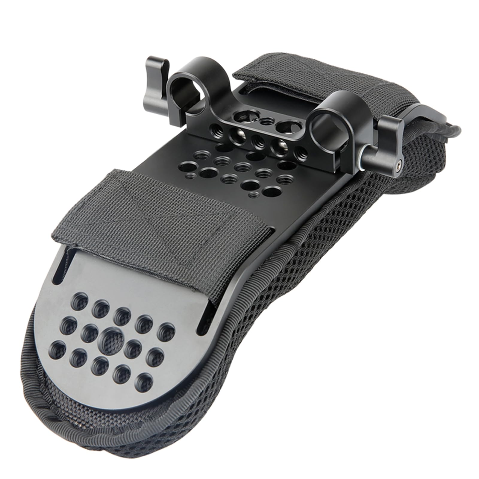 NICEYRIG Steady Shoulder Mount/Shoulder Pad for Video Camcorder Camera DV/DC Support System DSLR Rig (15mm Railblock)