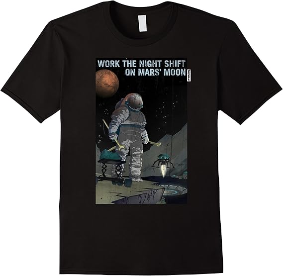 Amazon.com: NASA T-Shirt Mars Poster: Clothing