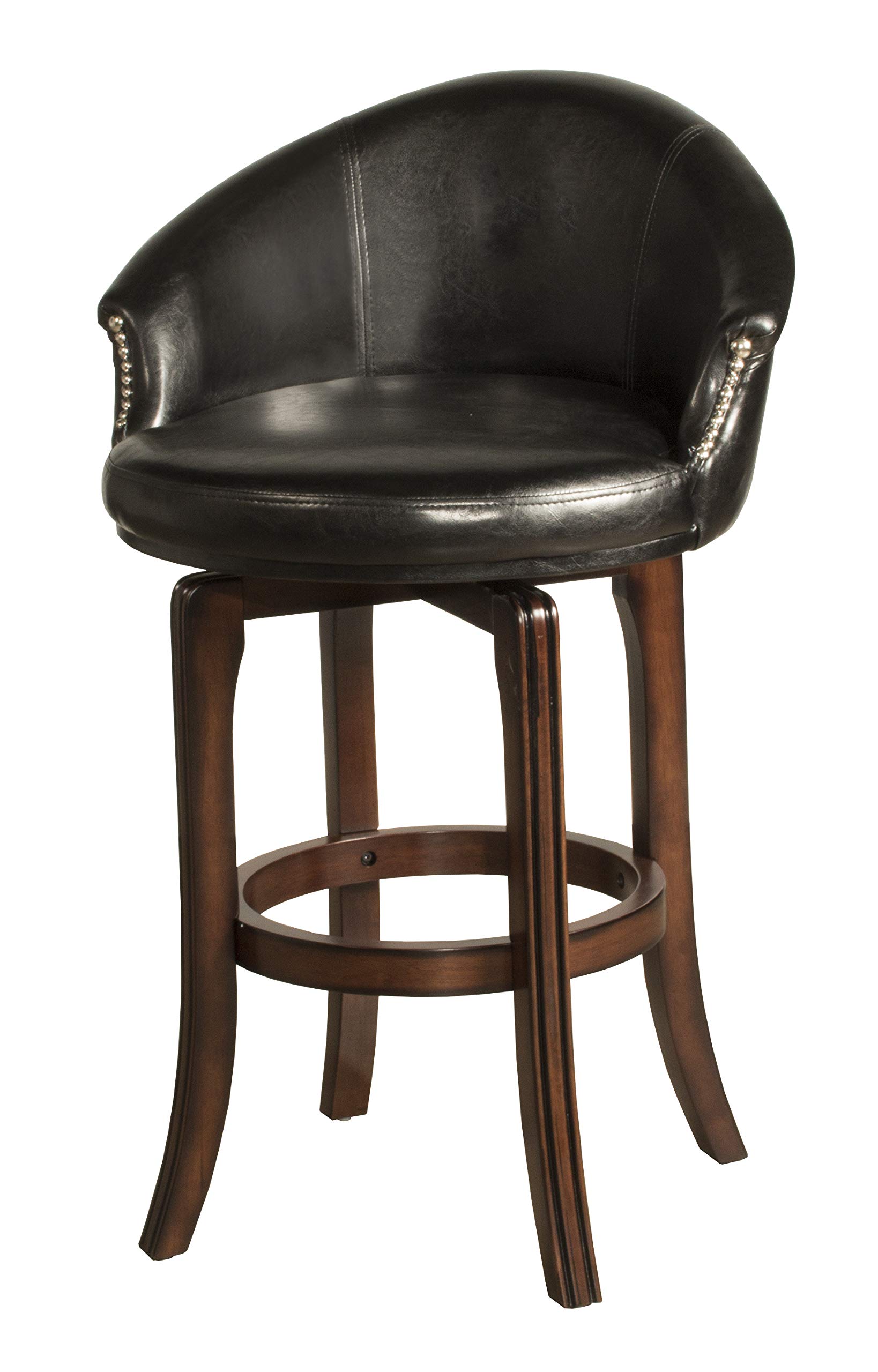 Hillsdale Furniture Dartford Stool, Counter, Dark Brown Cherry