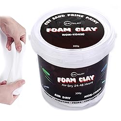 Moldable Cosplay Foam Clay (White) – High Density