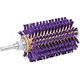 Weaver Leather Mini Roto Brush for Livestock, Wool/Hair Stimulating and Grooming Brush for Goat Sheep Cattle, Use with Drill, Coat Deshedding Tool