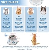 Supet Cat Cone Collar Soft Recovery Adjustable Grey M for Cats & Small Dogs view 2