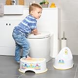 Baby Shark PottyTraining Seat 18M+ Non-Slip White Yellow 40kg view 3