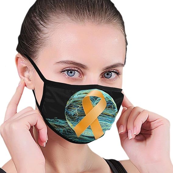 Leukemia Cancers Awareness DustProof Mask With Adjustable