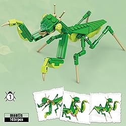 Vilbocr Mini Insect Building Blocks Toy Insect