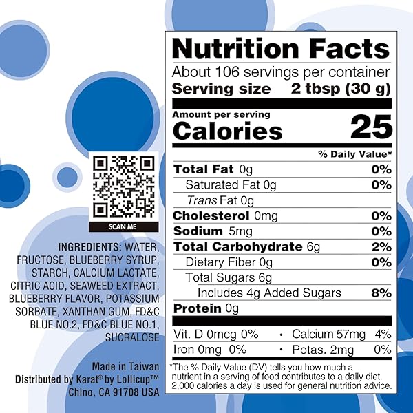 TEA ZONE [7 POUNDS] BLUEBERRY POPPING PEARLS FOR BOBA TEA BEVERAGES, SWEETS, ICE CREAM TOPPING | B2056