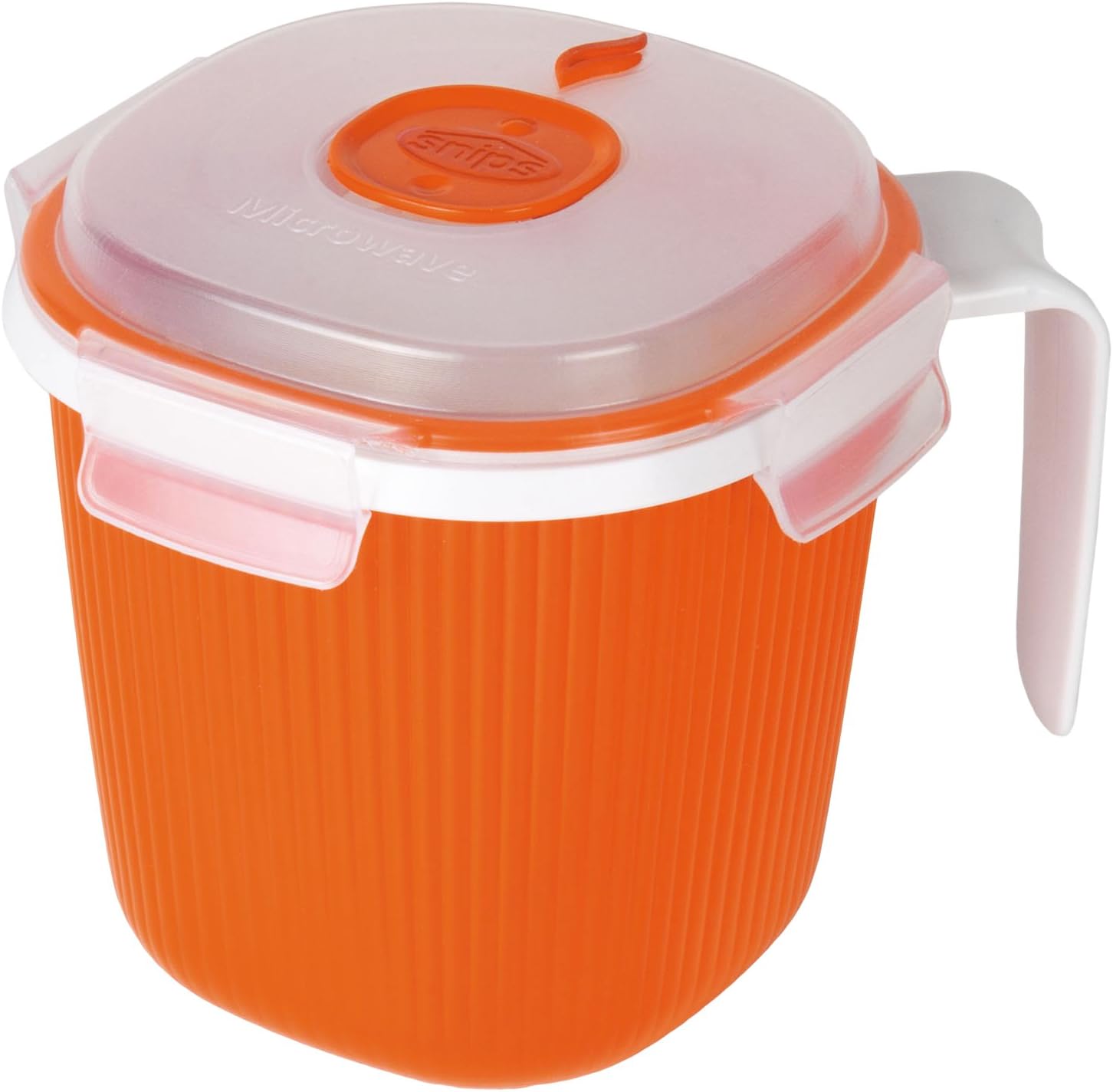Snips Microwave Milk, Tea and Soup Mug Warmer 0.7L, Orange