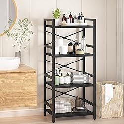 Yoobure 4 Tier Bookshelf - Small Book Shelf