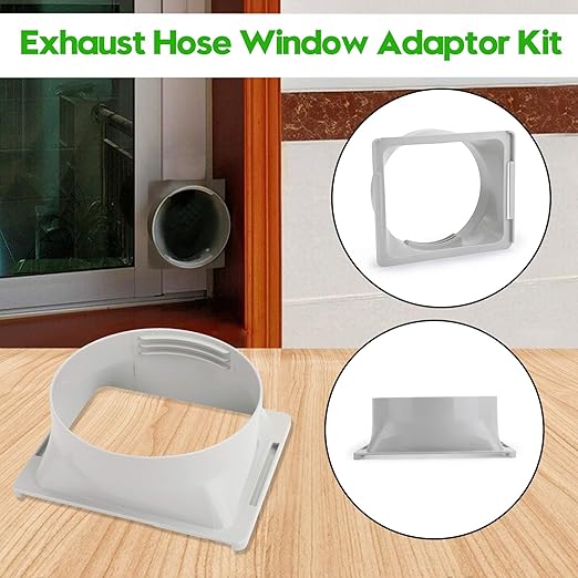Topteng Abluftschlauch Fenster Adapter für bewegliche Klimaanlage Rohr