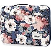 Kinmac 360° Heavy Duty Protective Laptop Computer Sleeve case Bag Cover with Handle for MacBook Pro 14 inch,14 inch-14.4 inch HP Lenovo Dell ASUS Acer Laptop (Camellia)