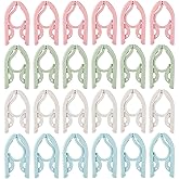 24PCS Travel Hangers Folding Hangers Portable Clothes Hangers,Lightweight Foldable Suitable for Travel Business Camping and H