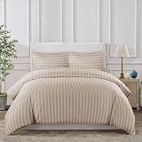 Moonlight20015 Super King Duvet Set Reversible Stripes Beige 260x220 view 6