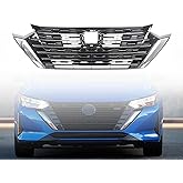 Front Bumper Upper Grille Fits 2024-2025 Ni-ssan Sentra S SV | Sentra S Grille Replaces 62310-6LY0A
