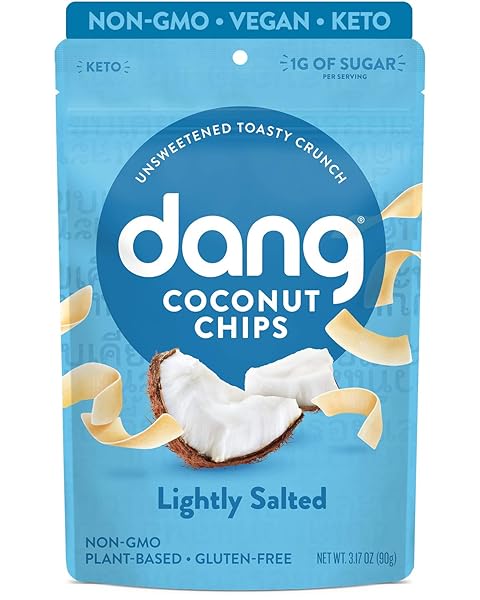 DANG KETO TOASTED COCONUT CHIPS | LIGHTLY SALTED...