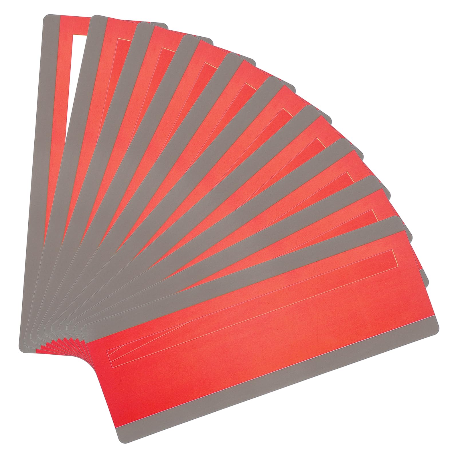 PATIKIL Guided Reading Strips, 20pcs Highlight Colored Overlay Bookmarks Sentence Strips Reading Tracking Ruler Teacher Supplies for Classroom, Red