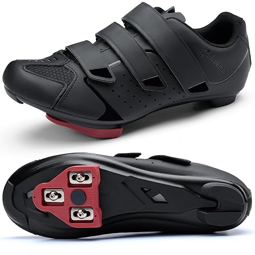 Mens Peloton Cycling Shoes with Look Delta Cleat Compatible with