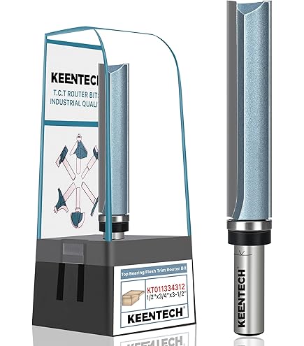 YONICO Router Bits 1/4-Inch Inner Diameter Shank Bearing 5/8-Inch