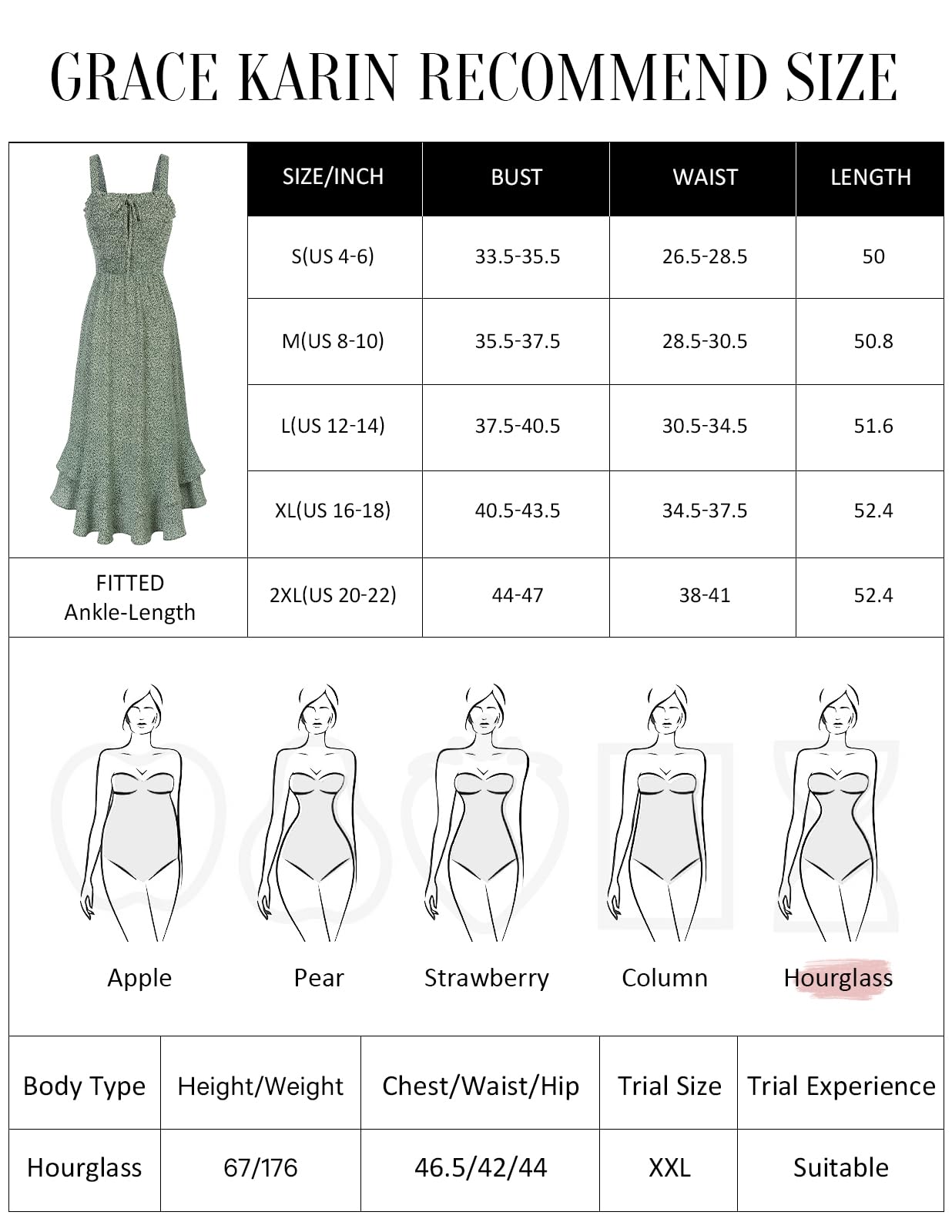 GRACE KARIN Women's 2025 Summer Floral Boho Dress Square Neck Strapped Swing A Line Sundress Beach Long Maxi OutfitsBeige M - Image 3