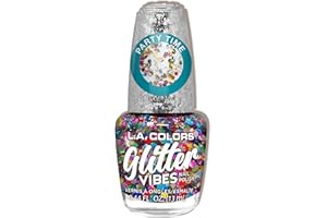 L.A. COLORS Glitter Vibes Polish, Party Time CNL708W