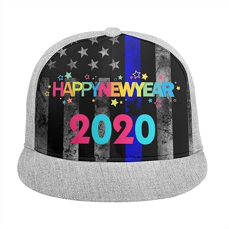 Amazon.com: nuobesty 3pcs happy new year party top hats paper glitter 2021 funny hat for 2021 HONGPINGfamao Happy New Year 2020nn Unisex Adult Baseball Caps Plain Cap Snapback Cap Dad Caps
