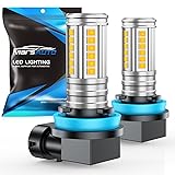 Marsauto H8 H11 Yellow Fog Light Bulb, 10000LM H9