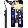 Gifts for Men LED Magnetic Pickup Tool, Flexible Magnet Up to 22" for Hard to Reach Items, Stocking Stuffers for Men Christma