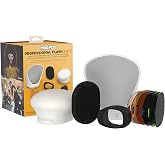 MagMod Professional Flash Kit 2, Photography Lighting Flash Diffuser Set | Magnetic Light Diffuser Attachments, Lightweight MagMod Modifiers, Superior Light Control, Built for Working Photographers