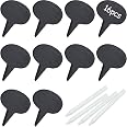 16 Pieces Cheese Markers for Charcuterie Board, Black Cheese Labels Chalkboard Picks Cupcake Name Tag Toppers for Food Dinner