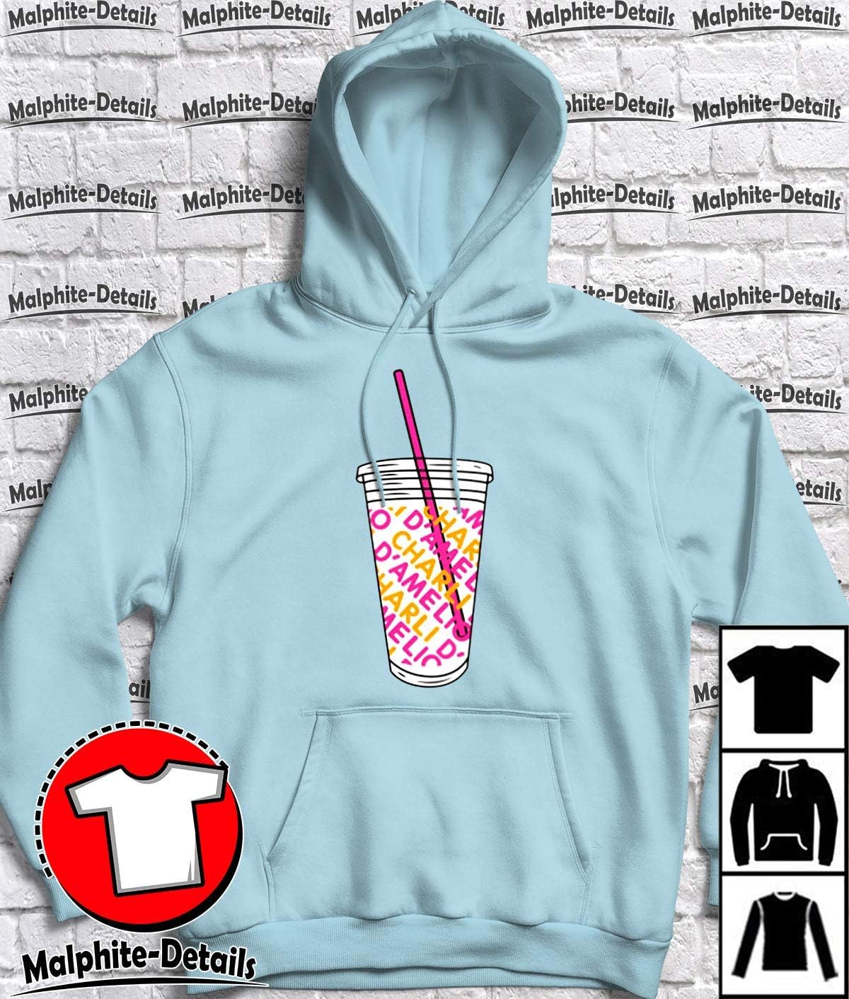 Charli D'Amelio Merch Light Blue Youth Shirt, T-Shirt Hoodie