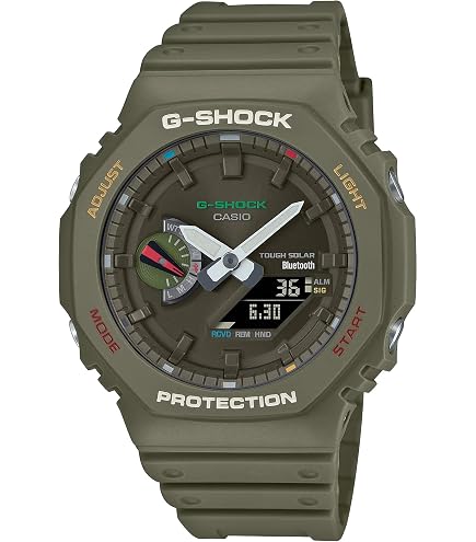 Amazon.com: Casio G-Shock GA-B2100DF-4A Red and Orange Analog