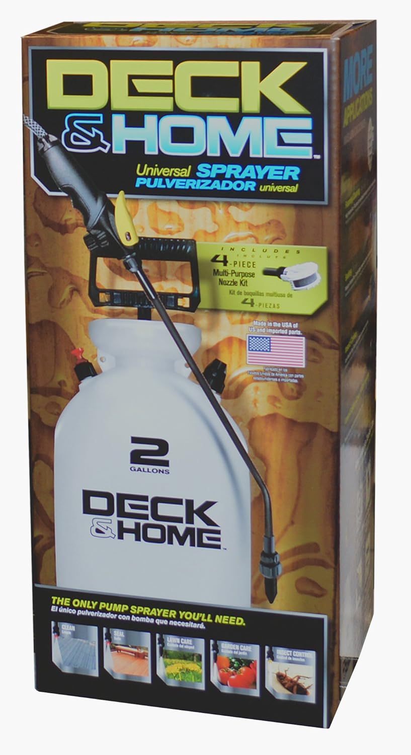 Deck & Home 190399 Universal Sprayer, 2 Gallon : Garden & Outdoor