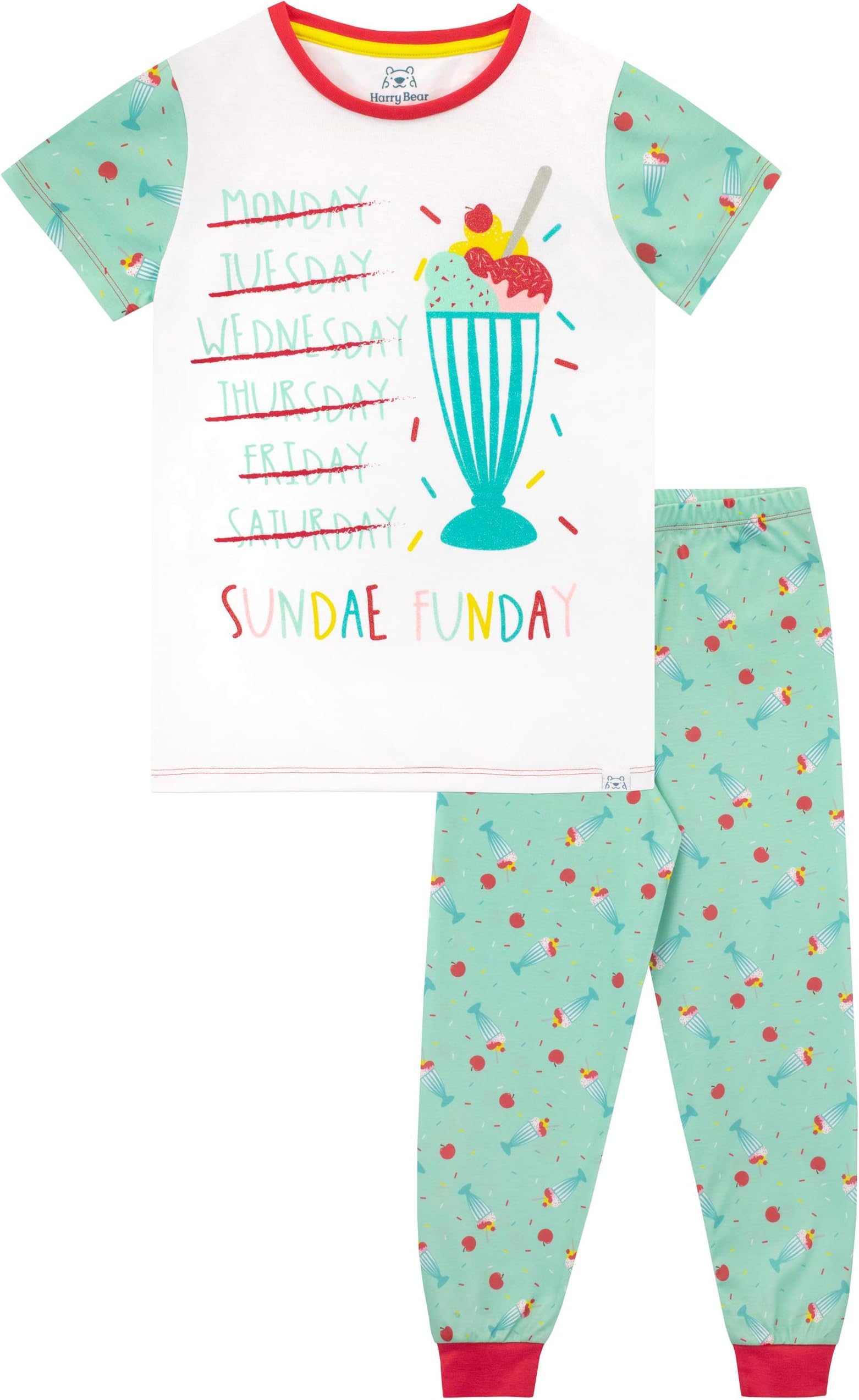 Harry BearGirls Ice Cream Sundae Pyjamas
