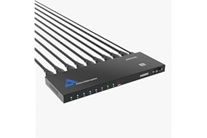 Slim 1x8 HDMI Splitter 1 in 8 Out, 4K Arvitek 8 Port HDMI Splitter for TV Monitor, Non-Slip HDMI Distributor for PS4 Fire Stick HDTV