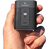 ETENWOLF AIR 3 Air Pump for Inflatables with 2600 mAh Battery & Camping Light, Ultra-Fast and Mini Electric Air Pump, Inflate Deflate for Air Mattress, Pool Floats, Vacuum Storage Bags